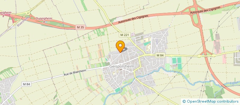 localisation de l'entreprise LE VIEL IF  GEISPOLSHEIM