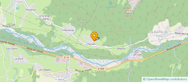 localisation de l'entreprise LE VIENNOIS DE SAVOIE à THONES