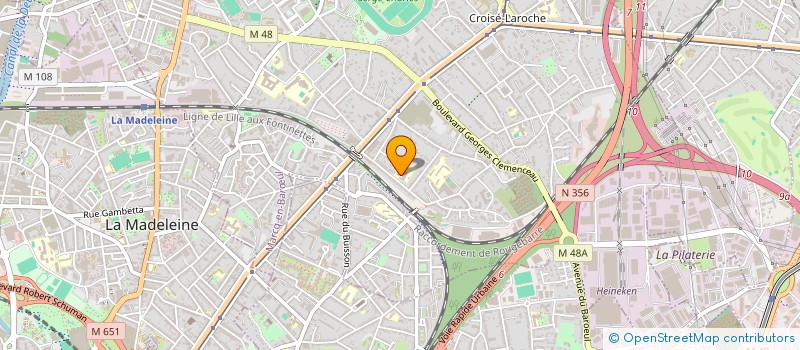 localisation de l'entreprise LE VIEUX BALANCIER à MARCQ-EN-BARŒUL