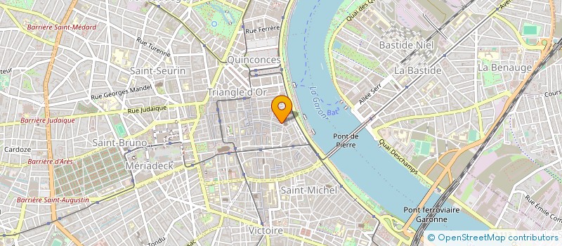 localisation de l'entreprise LE VIEUX BORDEAUX EN FETE à BORDEAUX