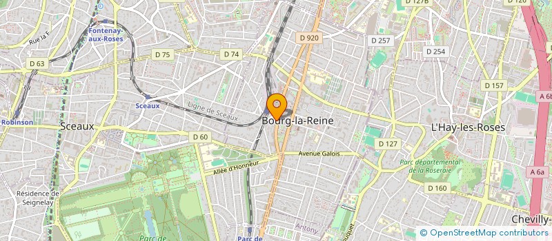 localisation de l'entreprise LE VIEUX BOURG à BOURG-LA-REINE