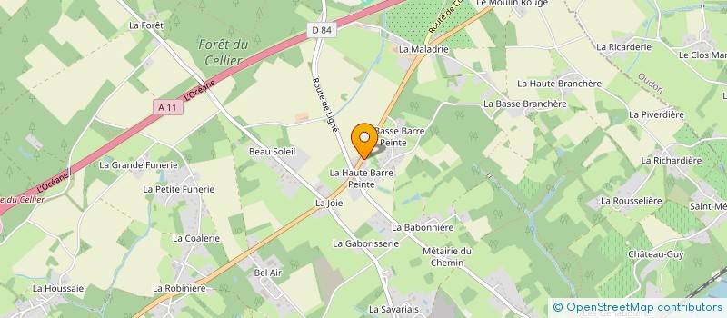 localisation de l'entreprise LE VIEUX CELLIER à LE CELLIER