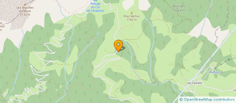 localisation de l'entreprise LE VIEUX CHALET  UGINE