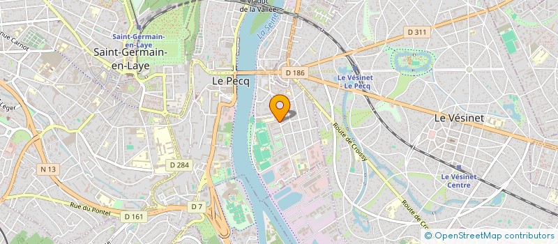 localisation de l'entreprise LE VIEUX CHATEAU  LE PECQ