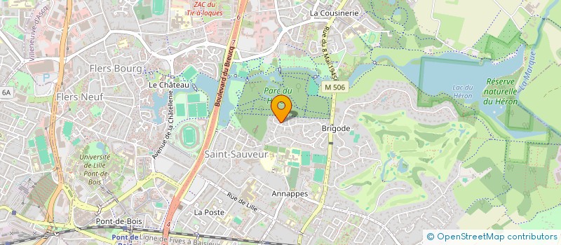 localisation de l'entreprise LE VIEUX CHATEAU à VILLENEUVE-D'ASCQ