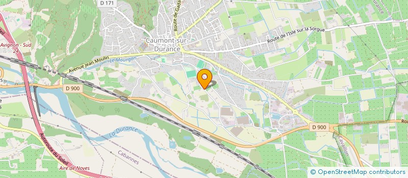 localisation de l'entreprise LE VIEUX CHENE  CAUMONT-SUR-DURANCE