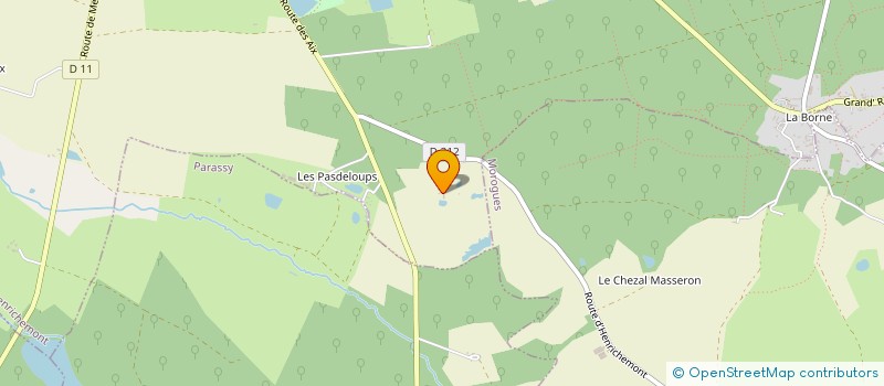 localisation de l'entreprise LE VIEUX CHENE  HENRICHEMONT