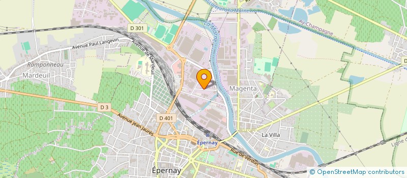 localisation de l'entreprise LE VIEUX CHENE DU LAC DU DER à EPERNAY