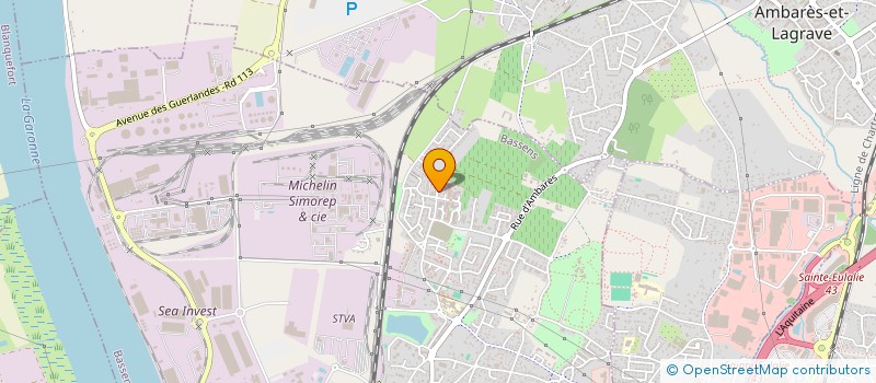 localisation de l'entreprise LE VIEUX CHENE II  BASSENS