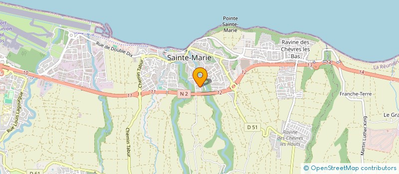 localisation de l'entreprise LE VIEUX DOMAINE à SAINTE-MARIE