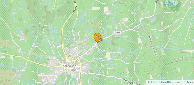 localisation de l'entreprise LE VIEUX DONJON à CHATEAUNEUF-DU-PAPE