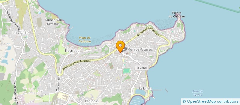 localisation de l'entreprise LE VIEUX FOURNIL à PERROS-GUIREC