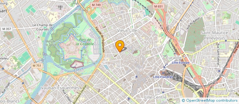 localisation de l'entreprise LE VIEUX-LILLE PAR LA RUE D'ANGLETERRE à LILLE