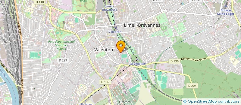 localisation de l'entreprise LE VIEUX LIMEIL QUARTIER DE L EGLISE  LIMEIL-BREVANNES