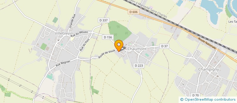 localisation de l'entreprise LE VIEUX LOGIS à CHAUMONT