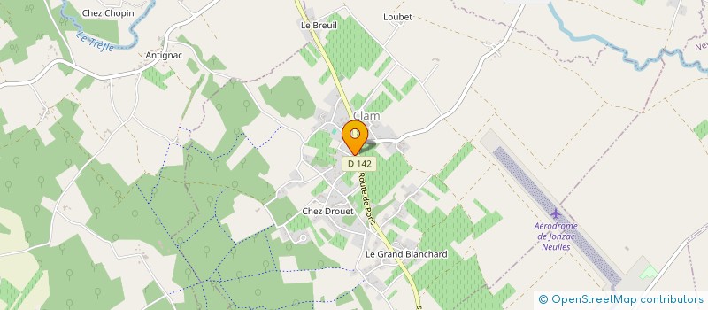 localisation de l'entreprise LE VIEUX LOGIS DE CLAM  CLAM