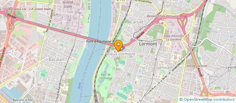 localisation de l'entreprise LE VIEUX LORMONT  LORMONT