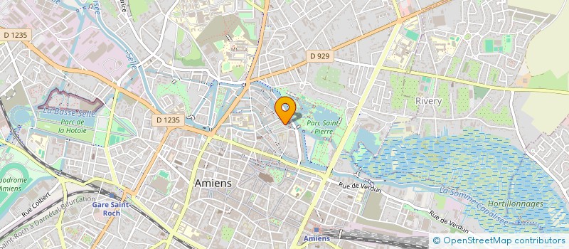 localisation de l'entreprise LE VIEUX LOUP  AMIENS