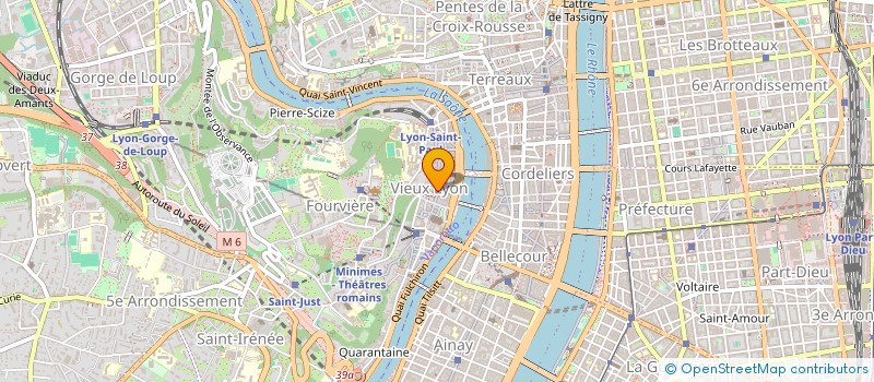 localisation de l'entreprise LE VIEUX LYON à LYON