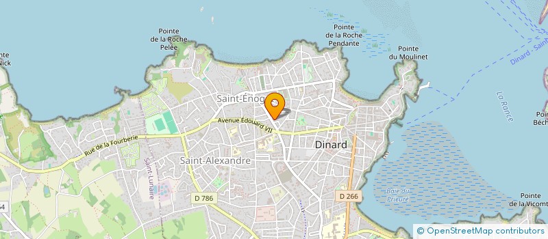 localisation de l'entreprise LE VIEUX MANOIR à DINARD