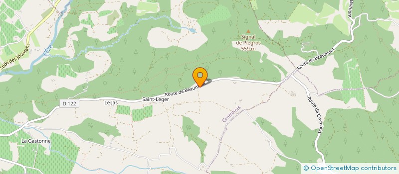 localisation de l'entreprise LE VIEUX MAS  GRAMBOIS