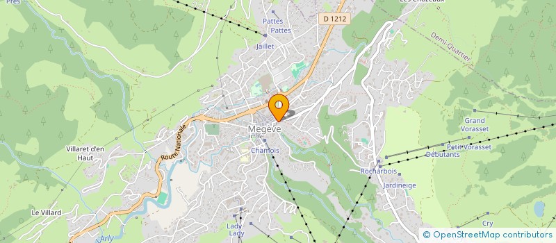 localisation de l'entreprise LE VIEUX MEGEVE  MEGEVE