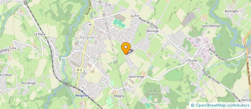 localisation de l'entreprise LE VIEUX MONDE à REIGNIER-ESERY