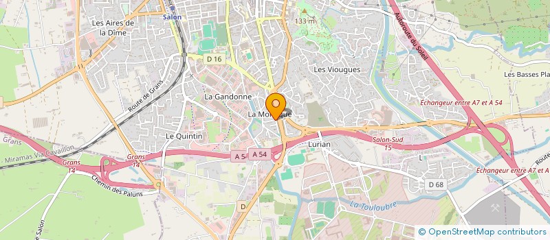 localisation de l'entreprise LE VIEUX MOULIN  SALON-DE-PROVENCE