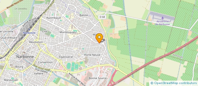 localisation de l'entreprise LE VIEUX MOULIN à NARBONNE