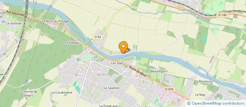 localisation de l'entreprise LE VIEUX MOULIN  VERETZ