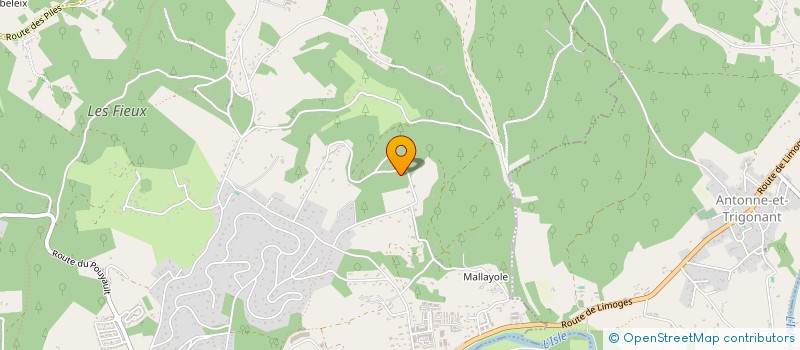 localisation de l'entreprise LE VIEUX MURAT  TRELISSAC