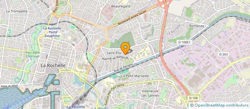 localisation de l'entreprise LE VIEUX PORT  LA ROCHELLE