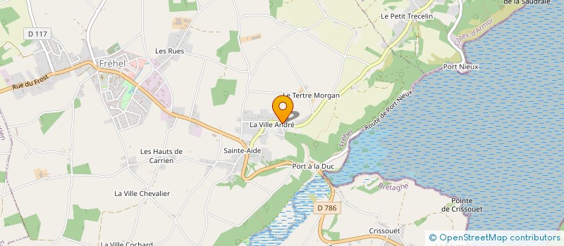 localisation de l'entreprise LE VIEUX PORT à FREHEL