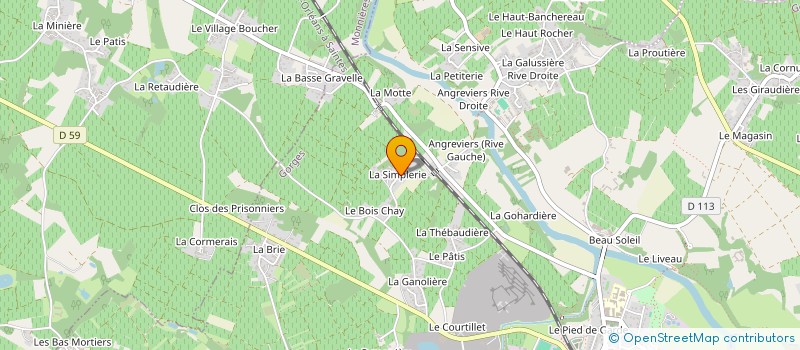 localisation de l'entreprise LE VIEUX PUITS à GORGES