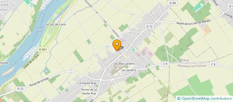 localisation de l'entreprise LE VIEUX TILLEUIL à VINEUIL