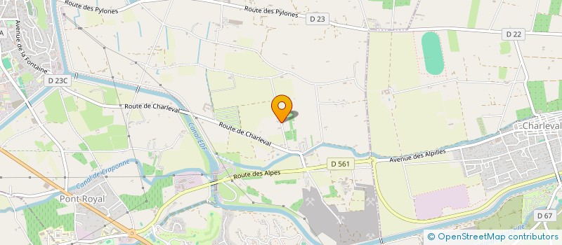 localisation de l'entreprise LE VIEUX TILLEUL  MALLEMORT