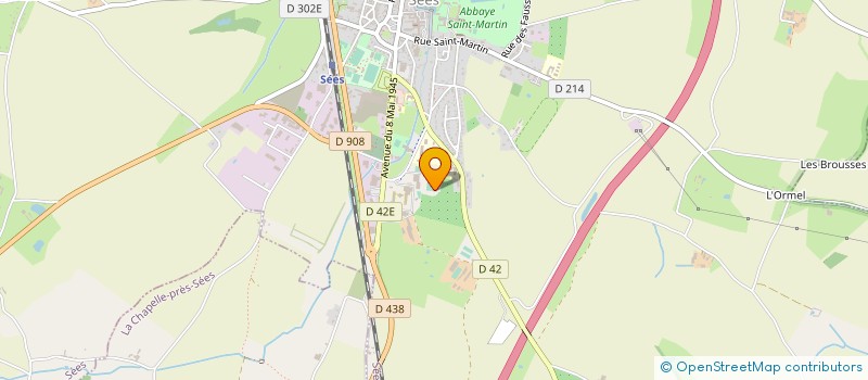 localisation de l'entreprise LE VIEUX TROGLO à SEES