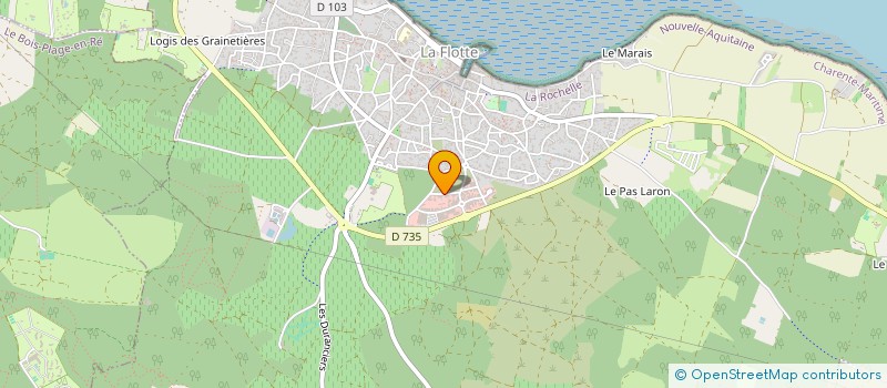 localisation de l'entreprise LE VIEUX TRUSQUIN à LA FLOTTE
