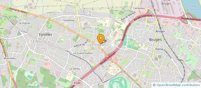 localisation de l'entreprise LE VIGEAN  EYSINES