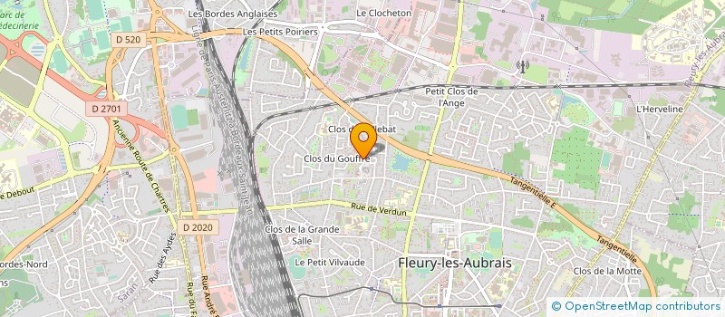 localisation de l'entreprise LE VIGILANT SECURITE PRIVE à FLEURY-LES-AUBRAIS