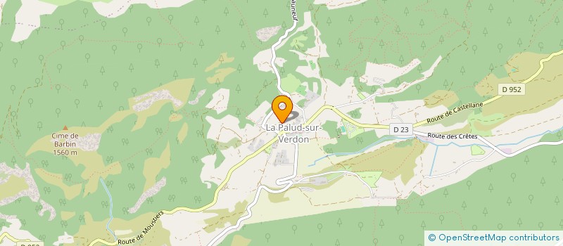 localisation de l'entreprise LE VIGNAL BIZOT  LA PALUD SUR VERDON