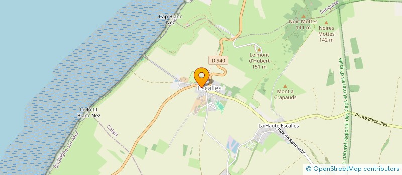 localisation de l'entreprise LE VIGNEAU DU BLANC NEZ  ESCALLES