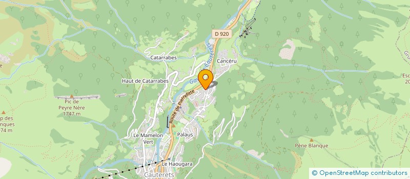 localisation de l'entreprise LE VIGNEMALE  CAUTERETS