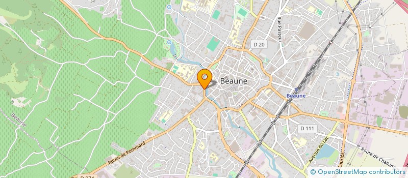 localisation de l'entreprise LE VIGNOBLE à BEAUNE