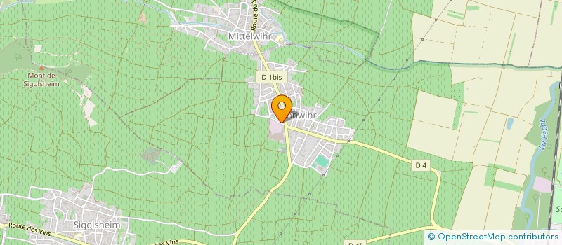 localisation de l'entreprise LE VIGNOBLE DU REVEUR à BENNWIHR
