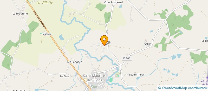 localisation de l'entreprise LE VIGNOUX à SAINT-MAURICE-DES-LIONS