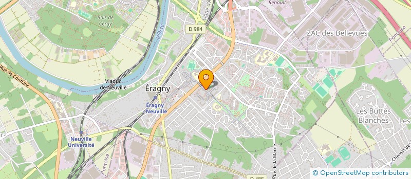 localisation de l'entreprise LE VIKING  ERAGNY-SUR-OISE