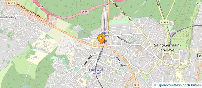 localisation de l'entreprise LE VILLAGE à SAINT-GERMAIN-EN-LAYE