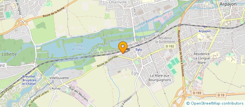 localisation de l'entreprise LE VILLAGE à EGLY
