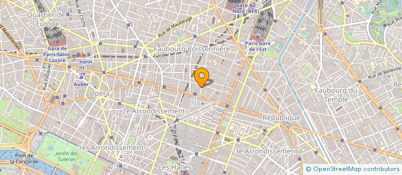 localisation de l'entreprise LE VILLAGE à PARIS